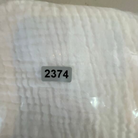 Jones & Co Jones New York White Gauzy Blouse Women's Medium Boho Minimalist - Picture 12 of 12